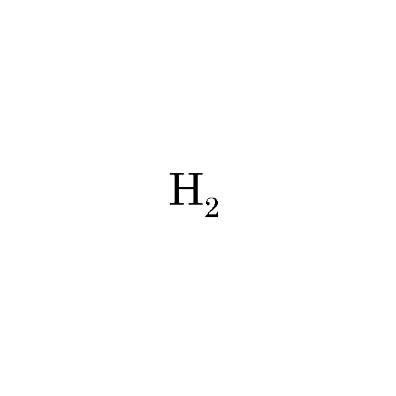 Hydrogen gas formula